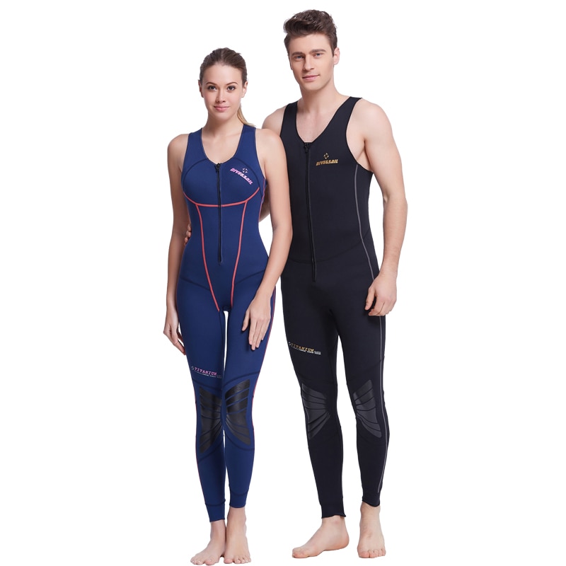 Dive&Sail 1.5MM Neoprene SCR Scuba Diving Wet Suit Full Body Wetsuit For Men Women Surf Snorkeling Gear Spearfishing Warm Winter
