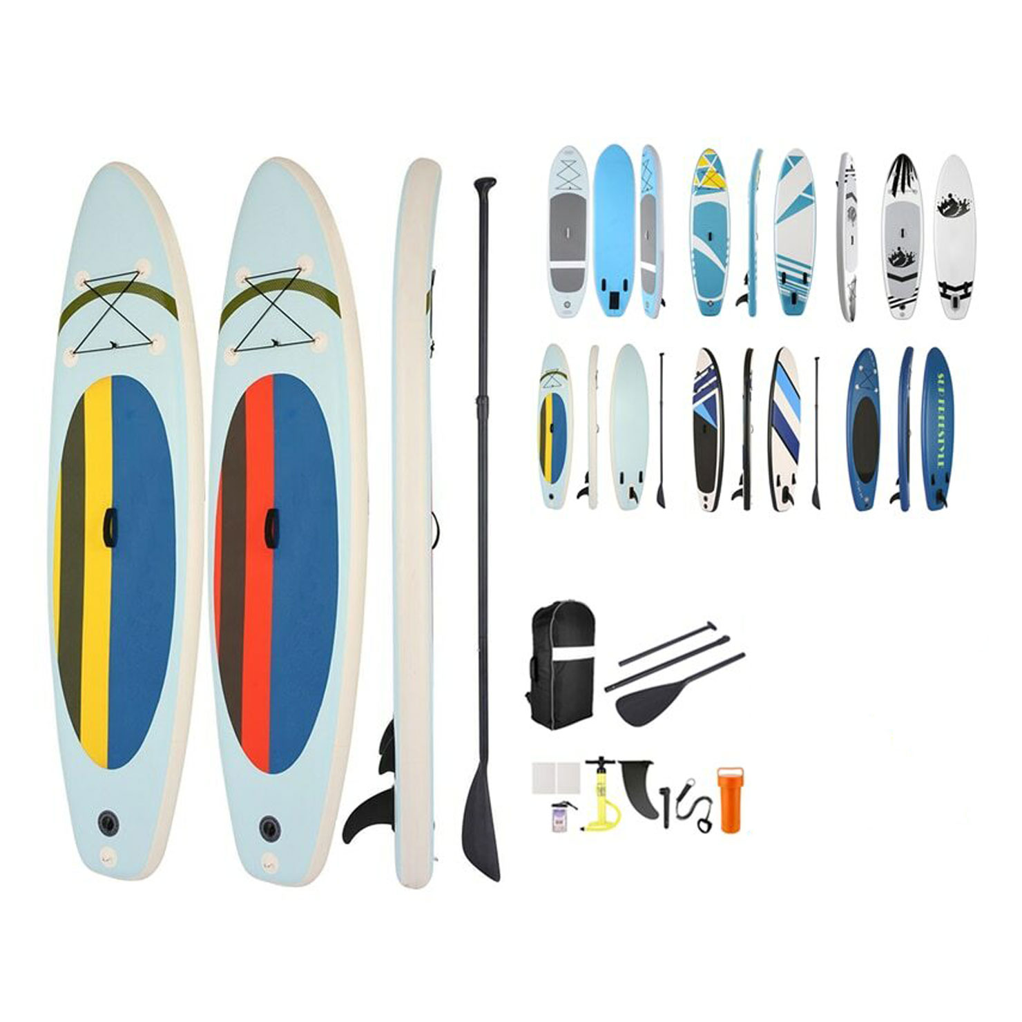 Inflatable Surfboard Paddle Board padel surf Skill Levels Stand Up Paddleboards watersport sup board dinghy raft Kayak Surfing